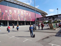 メッシで有名なFCバルセロナのスタジアムです。